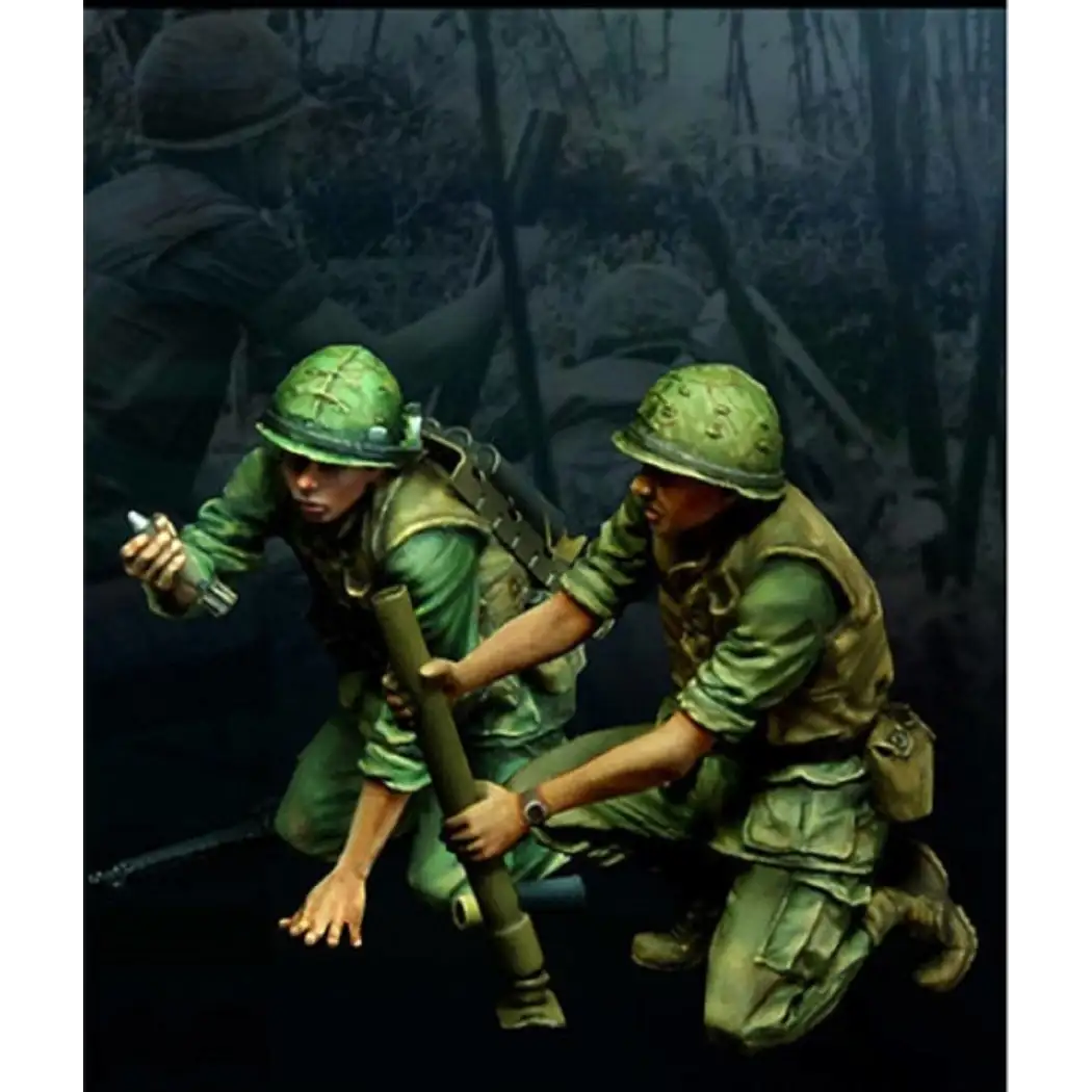 1/35 2pcs Resin Model Kit US Army Soldiers Vietnam War Unpainted - Model-Fan-Store