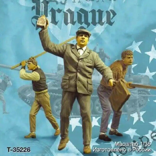 1/35 3pcs Resin Model Kit Citizens of Prague Civil Uprising WW2 Unpainted - Model-Fan-Store