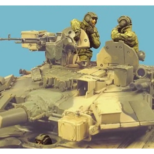 1/35 3pcs Resin Model Kit Modern Russian Soldiers Tank Crew Unpainted - Model-Fan-Store