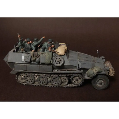 1/35 5pcs Resin Model Kit German Soldiers (no Gun) WW2 Unpainted - Model-Fan-Store