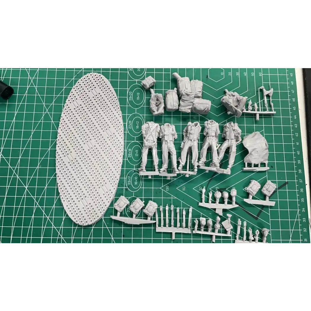 1/35 6pcs Resin Model Kit US Army Soldiers Bomber Crew WW2 Unpainted - Model-Fan-Store