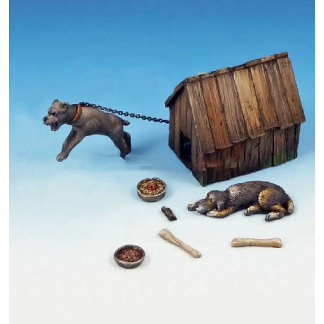 1/35 Resin Animals Model Kit Dogs Pets Unpainted - Model-Fan-Store