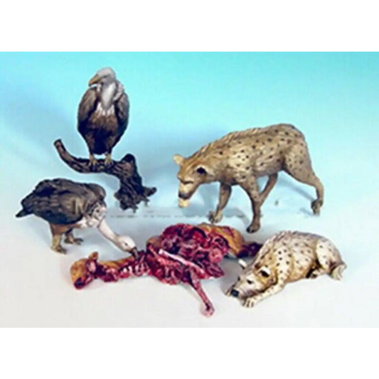 1/35 Resin Animals Model Kit Hyenas and Vultures Unpainted - Model-Fan-Store