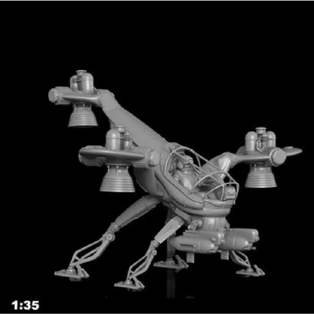 1/35 Resin Complex Steampunk Model Kit Sci-Fi Airplane Bomber Unpainted - Model-Fan-Store