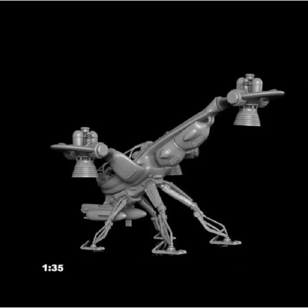Complex Model Hobby 1/35 Resin Complex Steampunk Model Kit Sci-Fi Airplane Bomber Unpainte ...