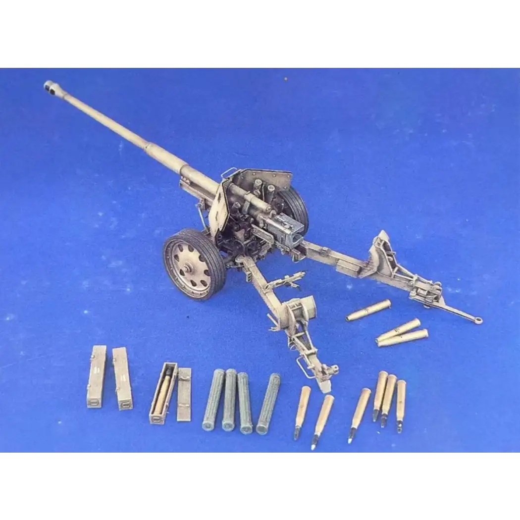 135 Resin Model Kit Gun Artillery Mount Howitzer Ww2 Unpainted Model