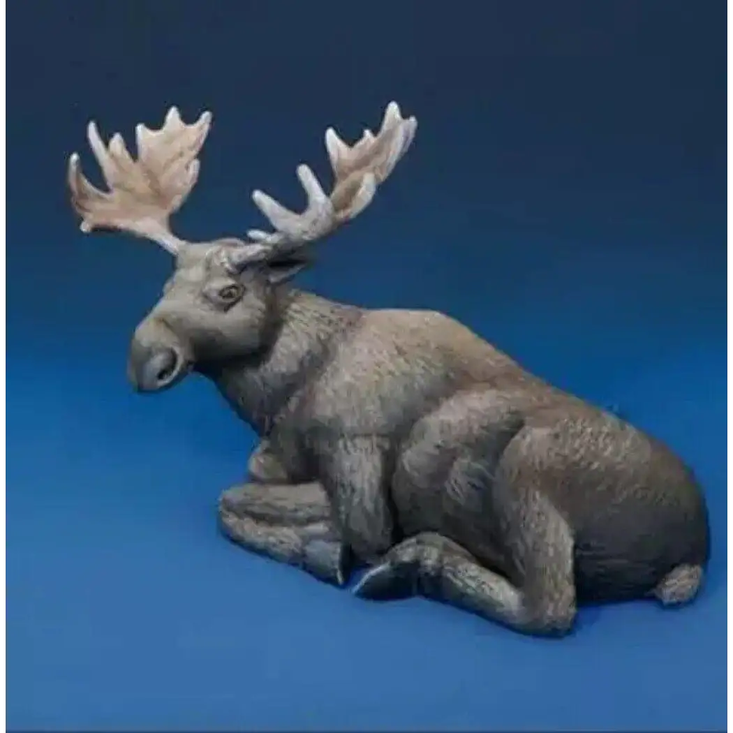 1/35 Resin Model Kit Nature Animals Moose Elk Unpainted - Model-Fan-Store