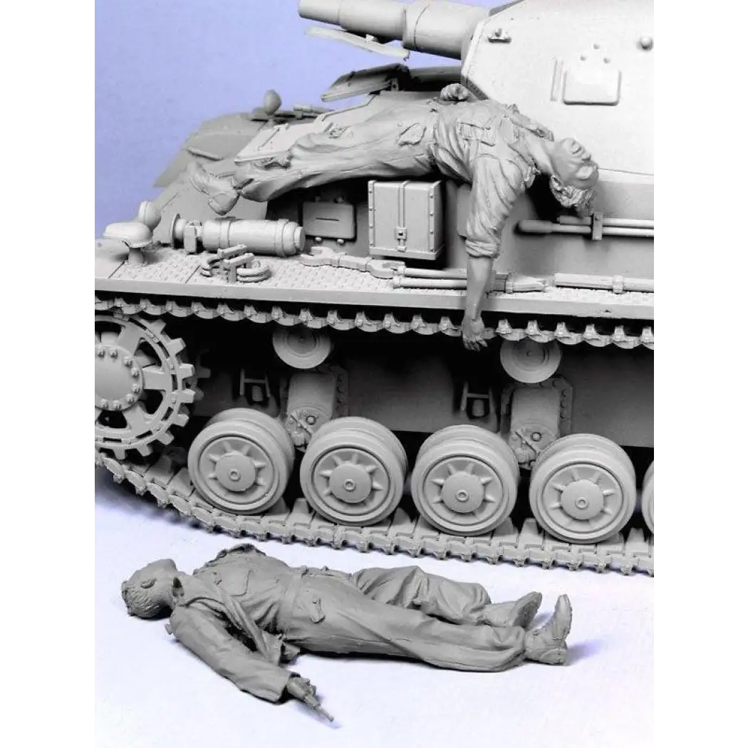 1/35 Resin Model Kit Soldiers Tank Crew WW2 Unpainted - Model-Fan-Store