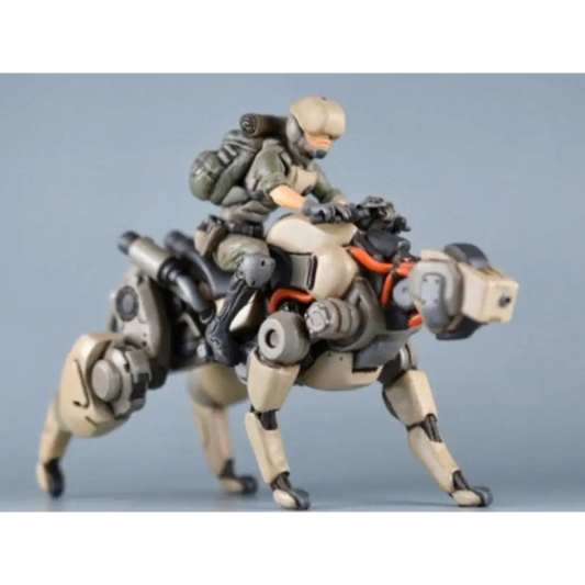 1/35 Resin Steampunk Model Kit Mechanical Dog Rider Unpainted - Model-Fan-Store
