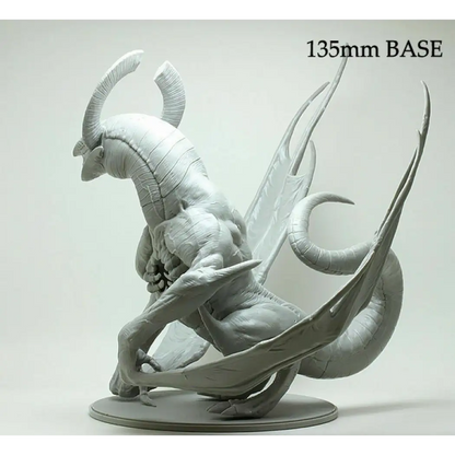 135mm Resin Model Kit King of the Night Dragon +5 people Unpainted - Model-Fan-Store