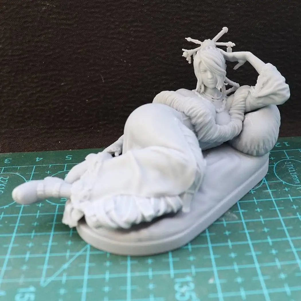 65mm Resin Model Kit Asian Beautiful Girl Geisha Fantasy Unpainted - Model-Fan-Store