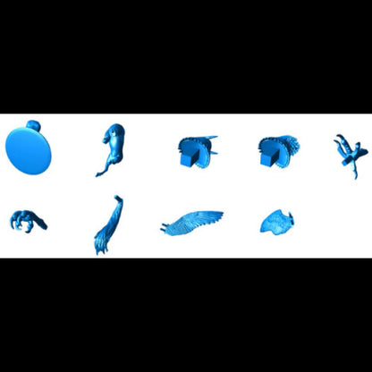 Digital STL Griffin Hippogriff