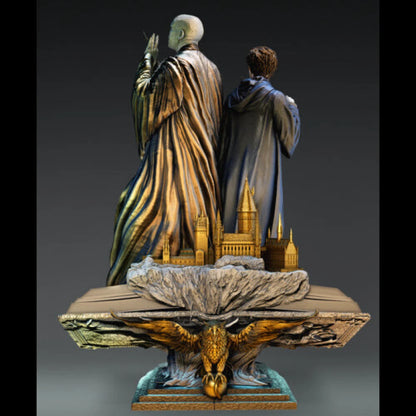 Digital STL Harry potter & Voldemort -...