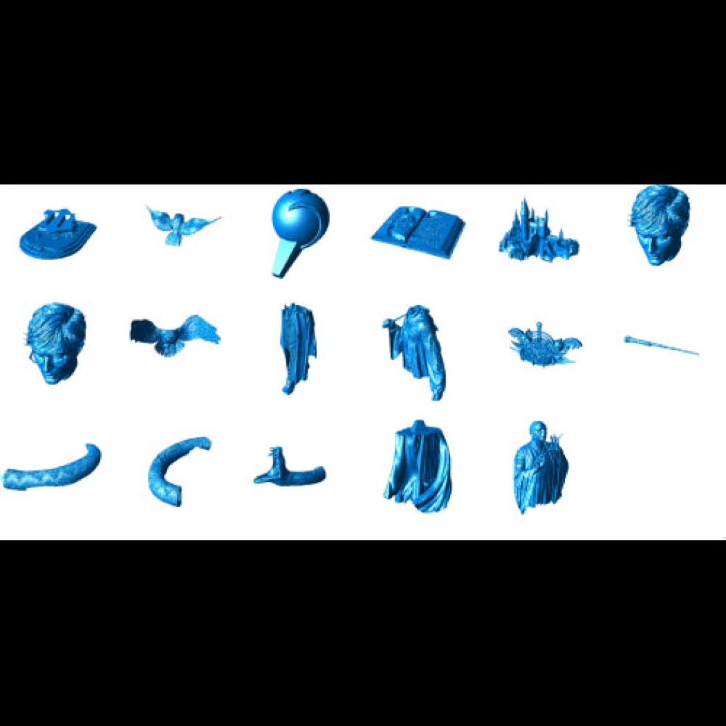 Digital STL Harry potter & Voldemort -...