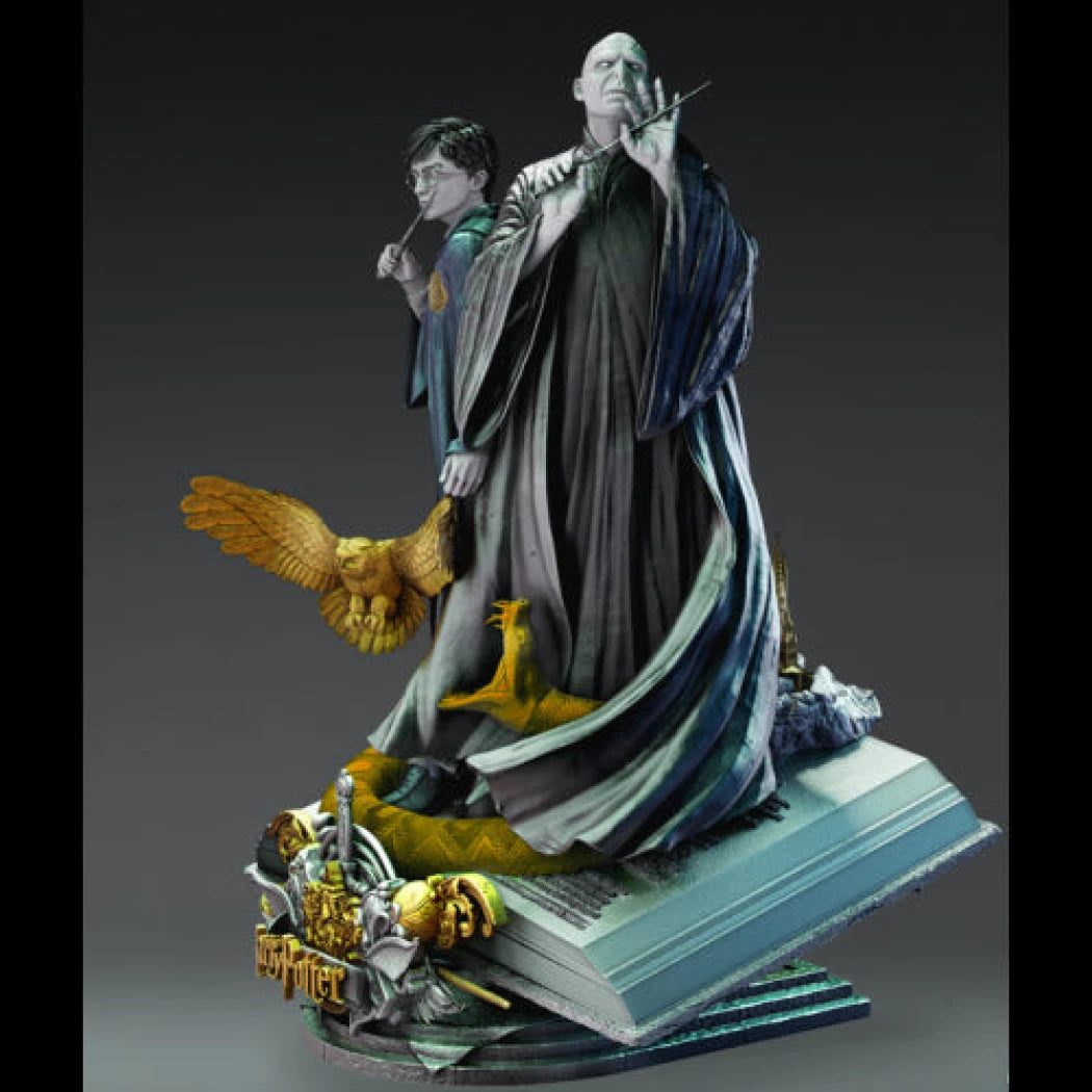 Digital STL Harry potter & Voldemort -...