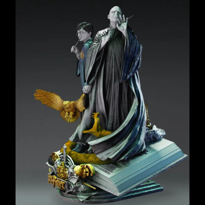 Digital STL Harry potter & Voldemort -...