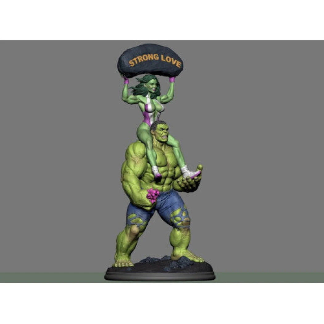 Digital STL Hulk & Shehulk