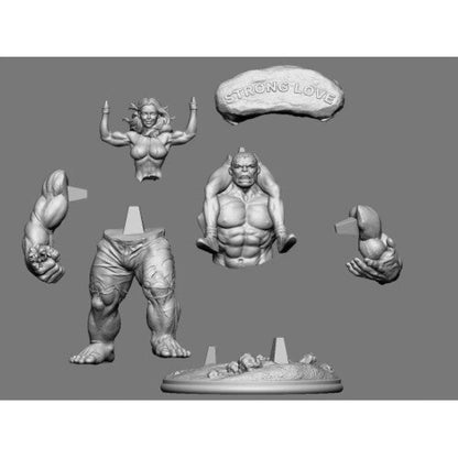 Digital STL Hulk & Shehulk