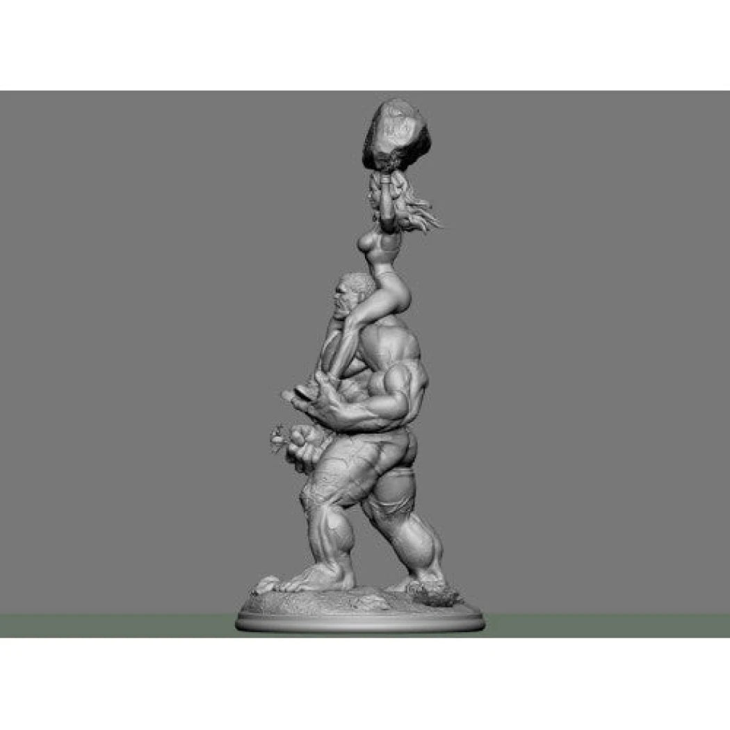 Digital STL Hulk & Shehulk