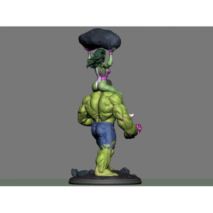 Digital STL Hulk & Shehulk