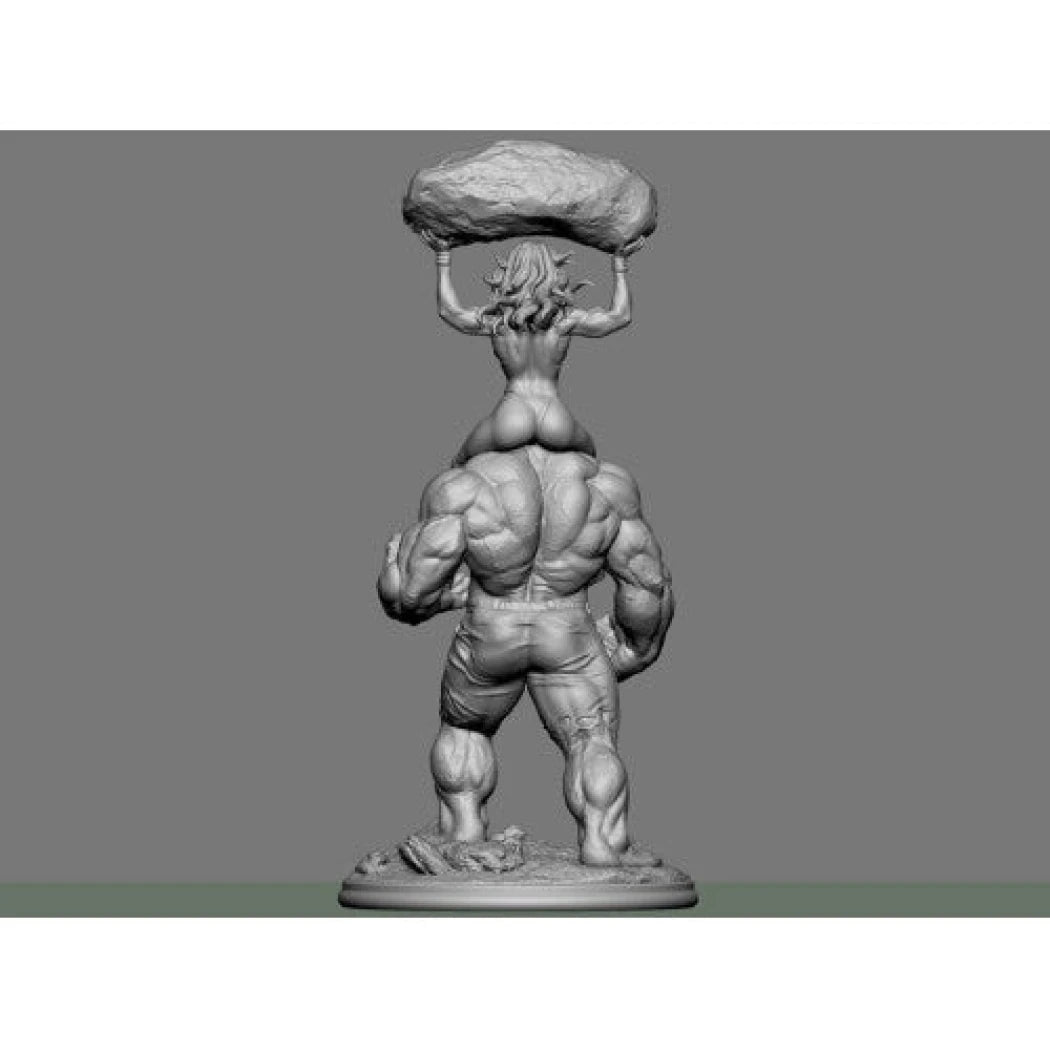 Digital STL Hulk & Shehulk