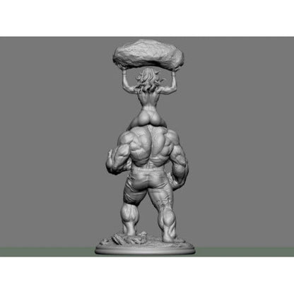 Digital STL Hulk & Shehulk