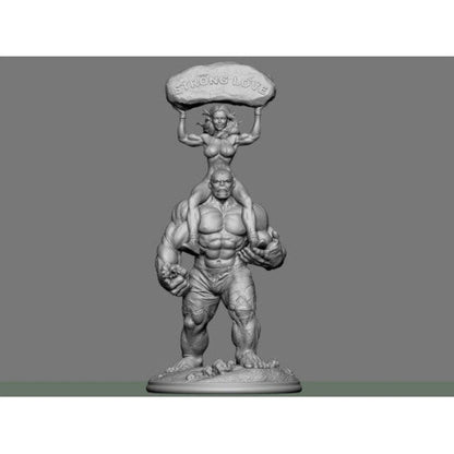 Digital STL Hulk & Shehulk