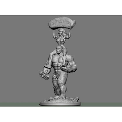 Digital STL Hulk & Shehulk