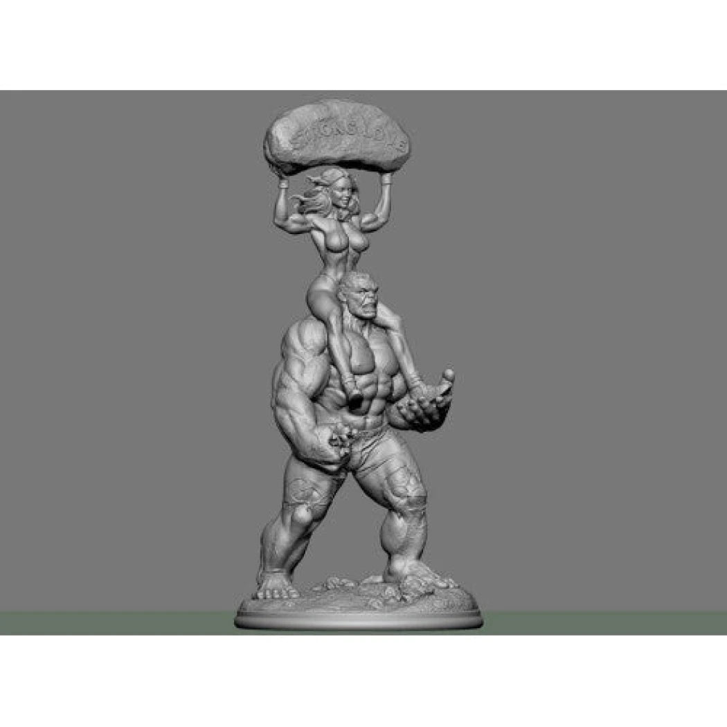 Digital STL Hulk & Shehulk