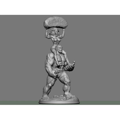 Digital STL Hulk & Shehulk