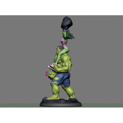 Digital STL Hulk & Shehulk