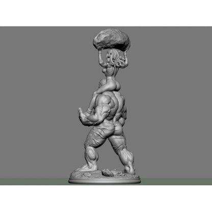 Digital STL Hulk & Shehulk