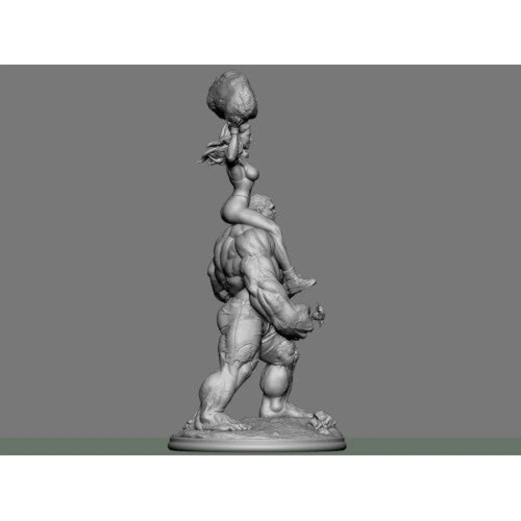 Digital STL Hulk & Shehulk