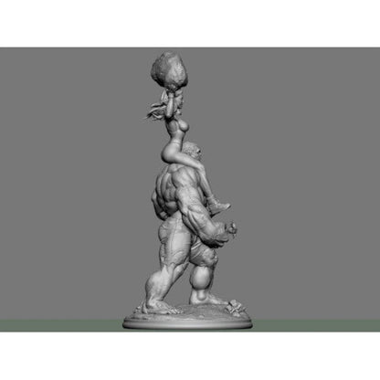 Digital STL Hulk & Shehulk