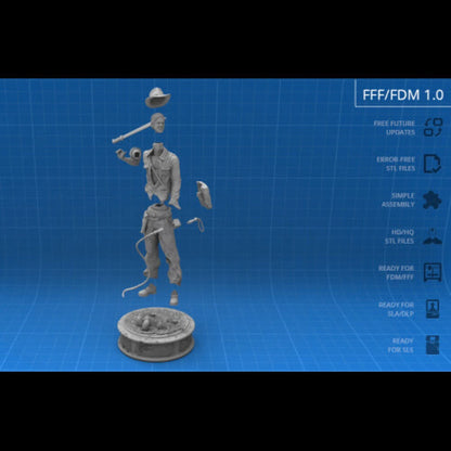 Digital STL Indiana Jones