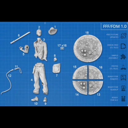 Digital STL Indiana Jones