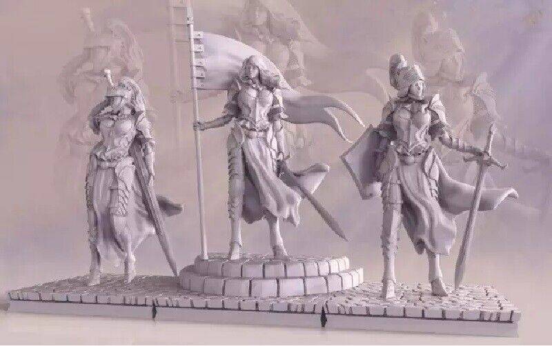 35mm 3pcs Resin Model Kit Beautiful Girl of the Rose Unpainted - Model-Fan-Store