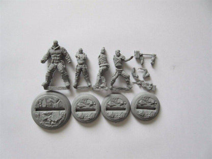 35mm 4pcs Resin Superhero Model Kit Criminals Villains Unpainted - Model-Fan-Store