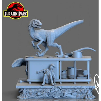 Digital STL Jurassic Park - Kitchen Scene