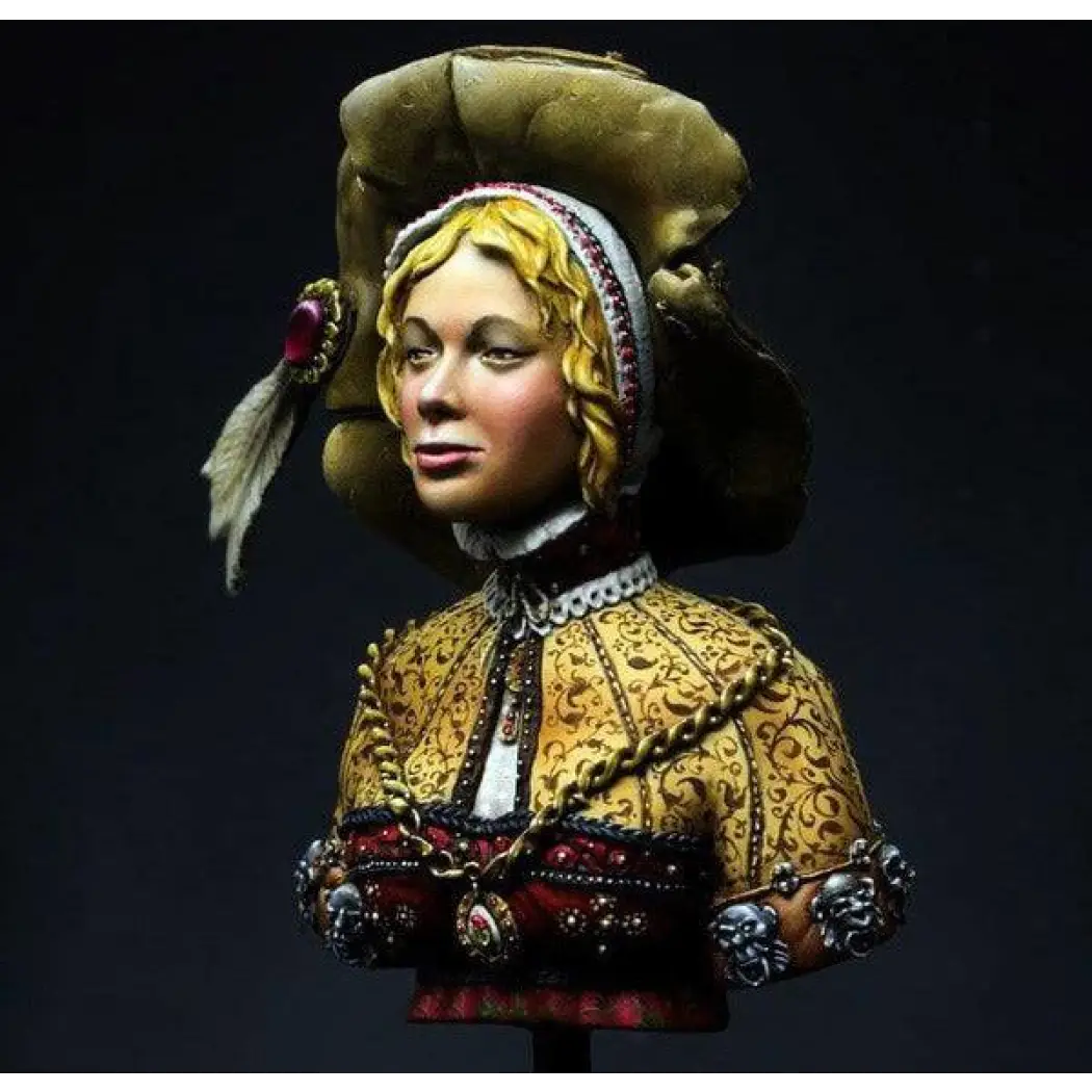 1/10 BUST Resin Model Kit Beautiful Girl Woman Wild West Unpainted - Model-Fan-Store