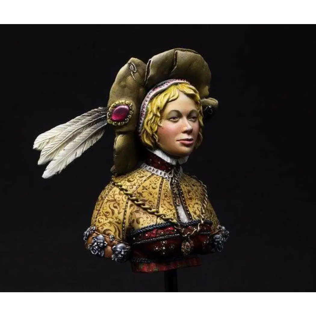 1/10 BUST Resin Model Kit Beautiful Girl Woman Wild West Unpainted - Model-Fan-Store