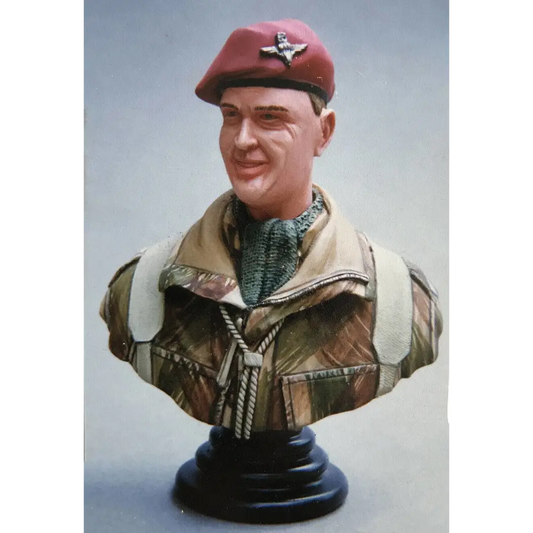 1/10 BUST Resin Model Kit British Soldier Paratrooper WW2 Unpainted - Model-Fan-Store