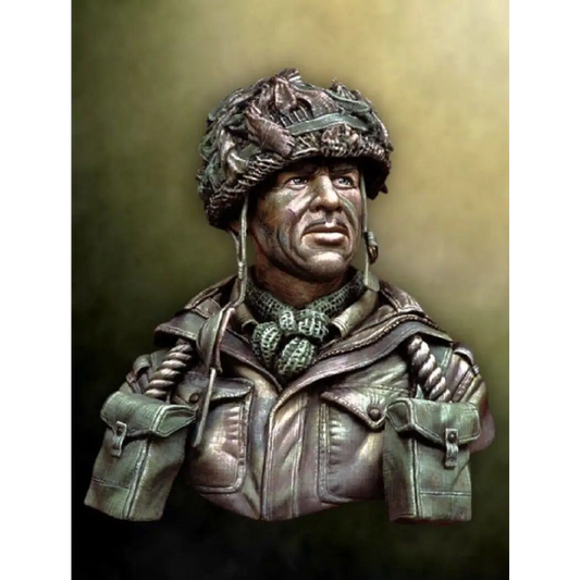 1/10 BUST Resin Model Kit British Soldier Paratrooper WW2 Unpainted - Model-Fan-Store