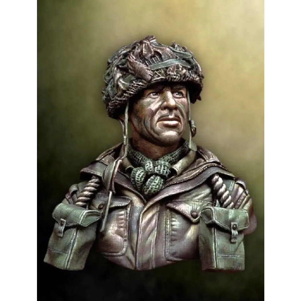 1/10 BUST Resin Model Kit British Soldier Paratrooper WW2 Unpainted - Model-Fan-Store