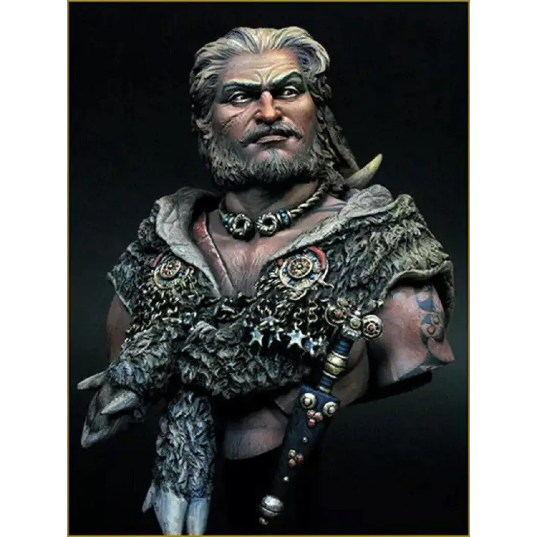 1/10 BUST Resin Model Kit Celtic Barbarian Warrior Unpainted - Model-Fan-Store