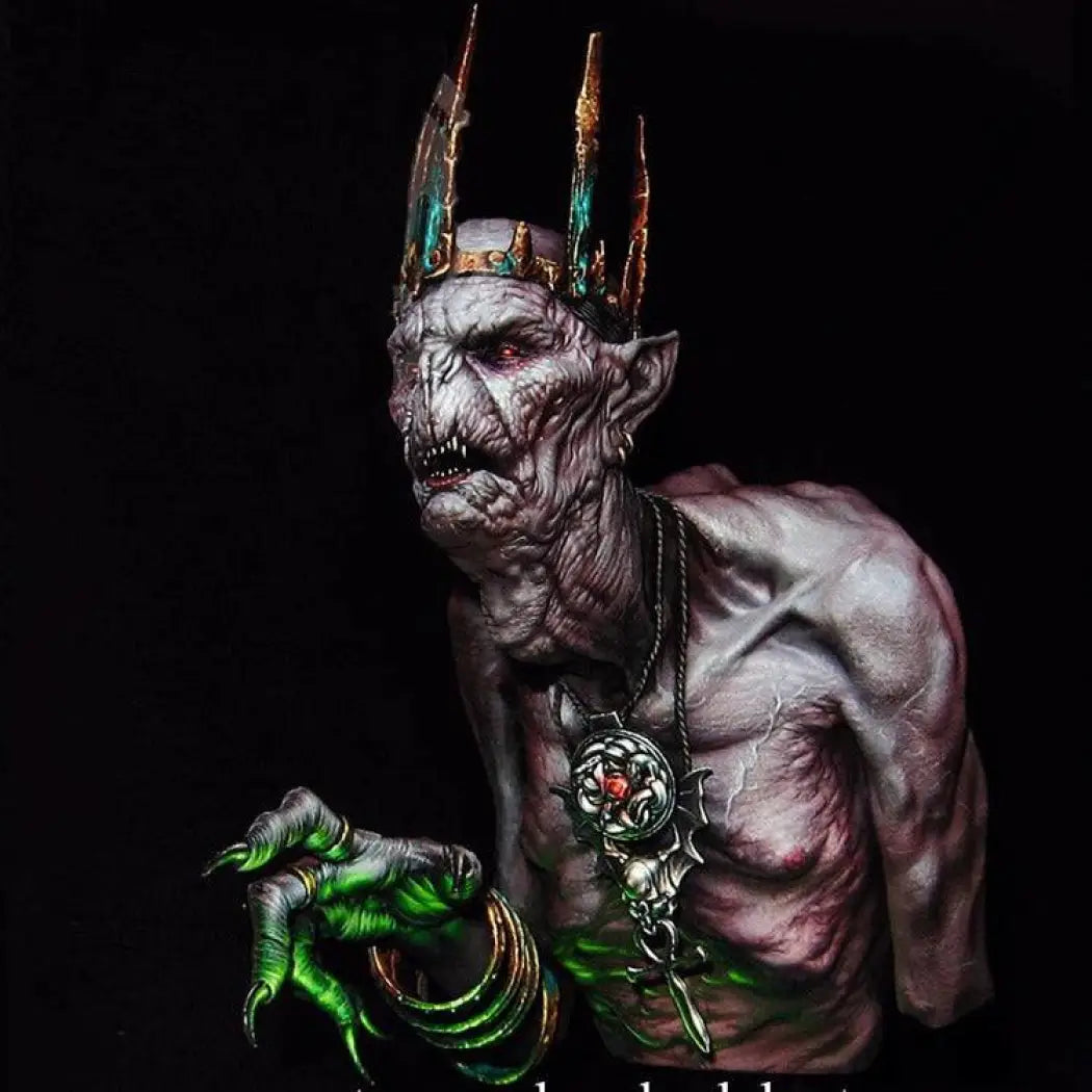 1/10 BUST Resin Model Kit Dark Lord Vampire Necromancer Unpainted - Model-Fan-Store