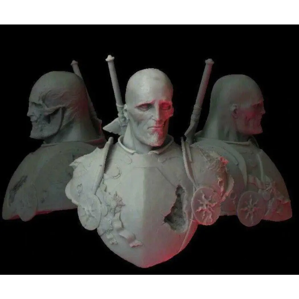 1/10 BUST Resin Model Kit Dead Knight Zombie Warrior Fantasy Unpainted - Model-Fan-Store