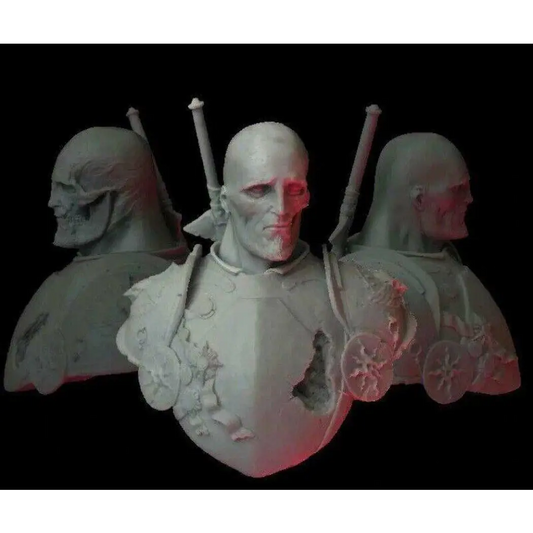 1/10 BUST Resin Model Kit Dead Knight Zombie Warrior Fantasy Unpainted - Model-Fan-Store
