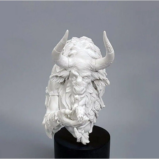 1/10 BUST Resin Model Kit Druid Tauren Warcraft Unpainted - Model-Fan-Store