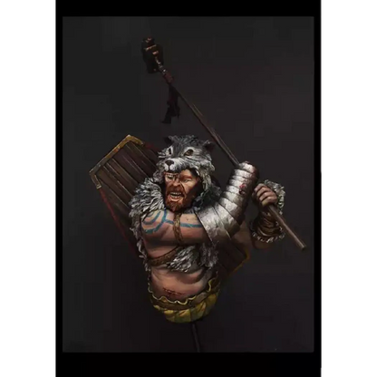 1/10 BUST Resin Model Kit German Warrior Barbarian Unpainted - Model-Fan-Store